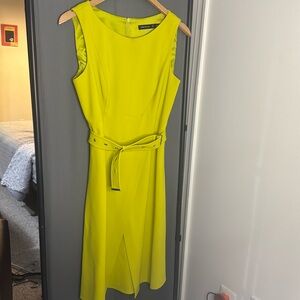 Lime Green Karen Mullen Dress
